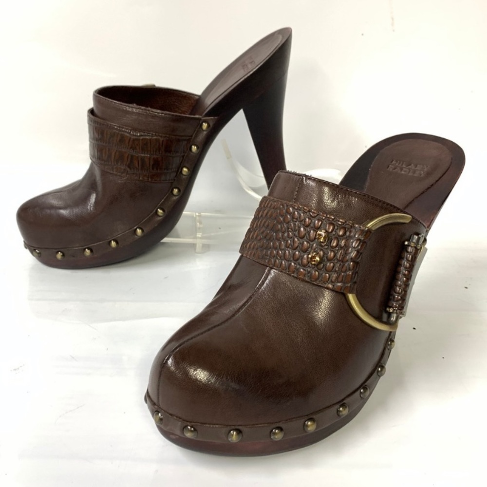 Hilary Radley Woman’s Shoes Heels 3.5" Brown Hoshi
